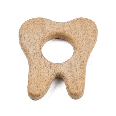 Natural Beech Wooden Baby Teething Toys WOOD-U003-07-1