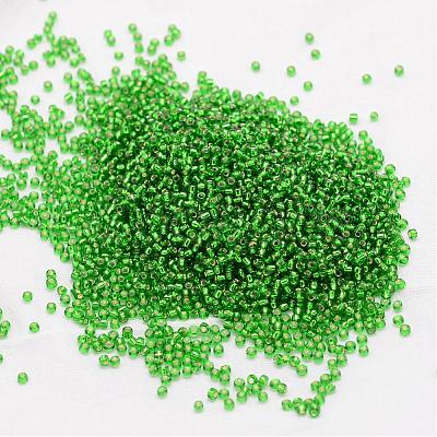 6/0 Transparent Glass Round Seed Beads SEED-J010-F6-27B-1