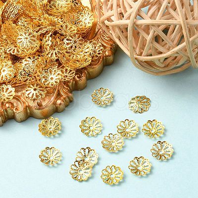 Iron Flower Bead Caps IFIN-YW0001-68-1