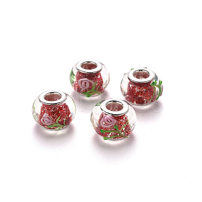 Handmade Lampwork European Beads LPDL-N001-047-D02-1