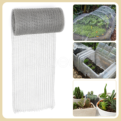 6M 304 Stainless Steel Insect Repellent Mesh Sheet AJEW-WH0528-05B-1