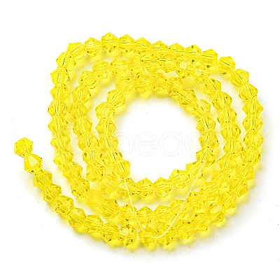 Transparent Glass Beads Strands EGLA-A039-T4mm-D21-1