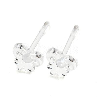 Resin Stud Earring Findings X1-FIND-H046-09-1