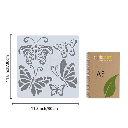 PET Plastic Drawing Painting Stencils Templates DIY-WH0244-187-1