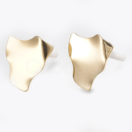 Brass Stud Earring Findings X-KK-S348-112-1
