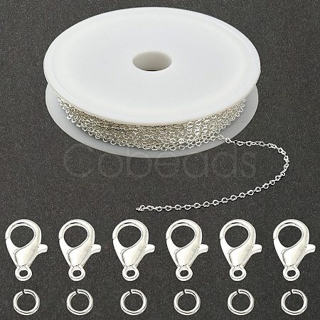 DIY Chain Bracelet Necklace Making Kit DIY-YW0007-05S-1