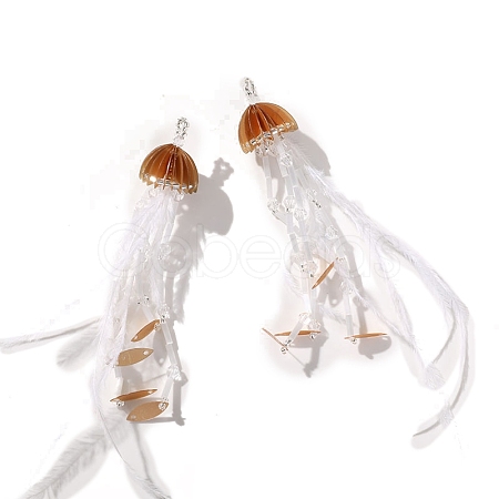 Jellyfish Fabric Pendants PW-WG0437D-02-1