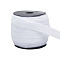 30 Yards Flat Nylon Piping Elastic Cord, for Cheongsam Piping, Clothing Decoration, White, 5/8 inch(16mm)