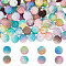 SUNNYCLUE 160Pcs 8 Colors Imitation Pearl Acrylic Beads, Berry Beads, Combined Beads, Round, Mixed Color, 12mm, Hole: 1mm, 20pcs/color