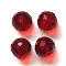 K9 Glass, Imitation Austrian Crystal Beads, Grade AAA, Faceted, Teardrop, Dark Red, 10mm, Hole: 0.9~1mm