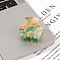 Acrylic Claw Hair Clips for Women, Sea Green, 30x30x30mm