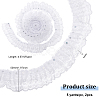 Polyester Lace Trim OCOR-WH0047-91A-2