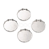 316 Surgical Stainless Steel Cabochon Tray Settings STAS-I187-05A-P-1