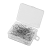 50Pcs Crystal Head Steel Sewing Craft Positioning Needles TOOL-NH0001-03C-2