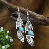 Elegant and Stylish Turquoise Earrings with Unique Personality Charm FF3029-11-1