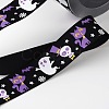 Grosgrain Ribbon For Halloween SRIB-D057-04-3