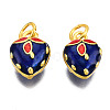 Alloy Enamel Charms ENAM-N056-038C-1