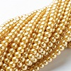 Glass Pearl Beads Strands HY-4D-B28-2