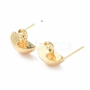 Brass Stud Earring Findings KK-B063-22G-A-2