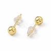 Brass Tiny Ball Stud Earrings for Women EJEW-P211-02G-2