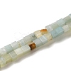 Natural Flower Amazonite Beads Strands G-B064-A35-1