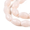 Opaque Solid Color Imitation Jade Glass Beads Strands EGLA-A037-P6x8mm-D02-3