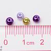 Lavender Garden Mix Pearlized Glass Pearl Beads HY-X006-4mm-08-4