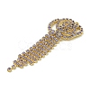 Brass Rhinestone Pendants KK-I715-16G-03-2