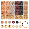 DICOSMETIC Polymer Clay Disc & CCB Plastic Beads DIY Jewelry Making Finding Kit DIY-DC0002-77-1