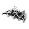 Tibetan Style Alloy Bat Brooches JEWB-A021-01A-AS-2