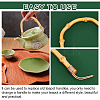 PandaHall Elite 3Pcs 3 Style U-shape Bamboo Teapot Handle FIND-PH0005-87-4