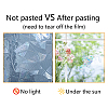 Waterproof PVC Colored Laser Stained Window Film Static Stickers DIY-WH0314-100-8