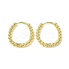 Real 18K Gold Plated 316 Stainless Steel Hoop Earrings EJEW-L267-005G-01-1