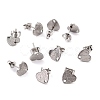 Non-Tarnish 304 Stainless Steel Stud Earring Findings STAS-I183-06A-P-1