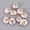 Natural Cultured Freshwater Pearl Pendants PEAR-F008-40G-2