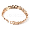 Brass Link Chain Bracelets for Women Men BJEW-P324-01I-KCG-3
