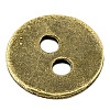 Zinc Metal Alloy Buttons BUTT-N0002-13AB-2