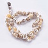 Natural Sea Shell Beads Strands BSHE-K012-07-2
