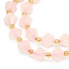 Natural Rose Quartz Beads Strands G-I376-B06-01-3