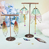 DIY Butterfly Wings Dangle Earring Making Kit DIY-TA0004-45-7