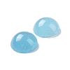 Natural White Jade Cabochons G-G506-8mm-2