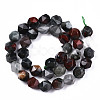 Natural African Bloodstone Beads Strands G-S368-008C-2
