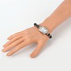 Rectangle Alloy Rhinestone Electronic Watch Bracelets BJEW-JB01737-02-5