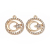 Alloy Crystal Rhinestone Pendants FIND-C019-02KCG-2