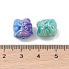 UV Plating Opaque Acrylic Beads OACR-Z020-01B-3