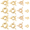   4 Styles Rack Plating Brass Spring Clasps FIND-PH0006-09-1