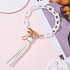 Chain Link Wristlet Keychain HJEW-SW00013-06-3