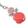 Resin & Alloy & Glass Keychain KEYC-MZ00015-01-4