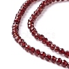 Transparent Glass Beads Strands GLAA-C019-01B-11-3