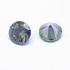 Cubic Zirconia Pointed Back Cabochons ZIRC-M002-5mm-010-2